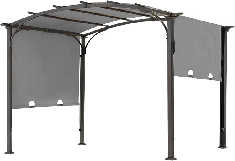 SCOMANAGE 85''x 208'' Universal Doubleton Steel Pergola Replacement Cover for Pergola L-PG080PST, (Gray) - Image 1